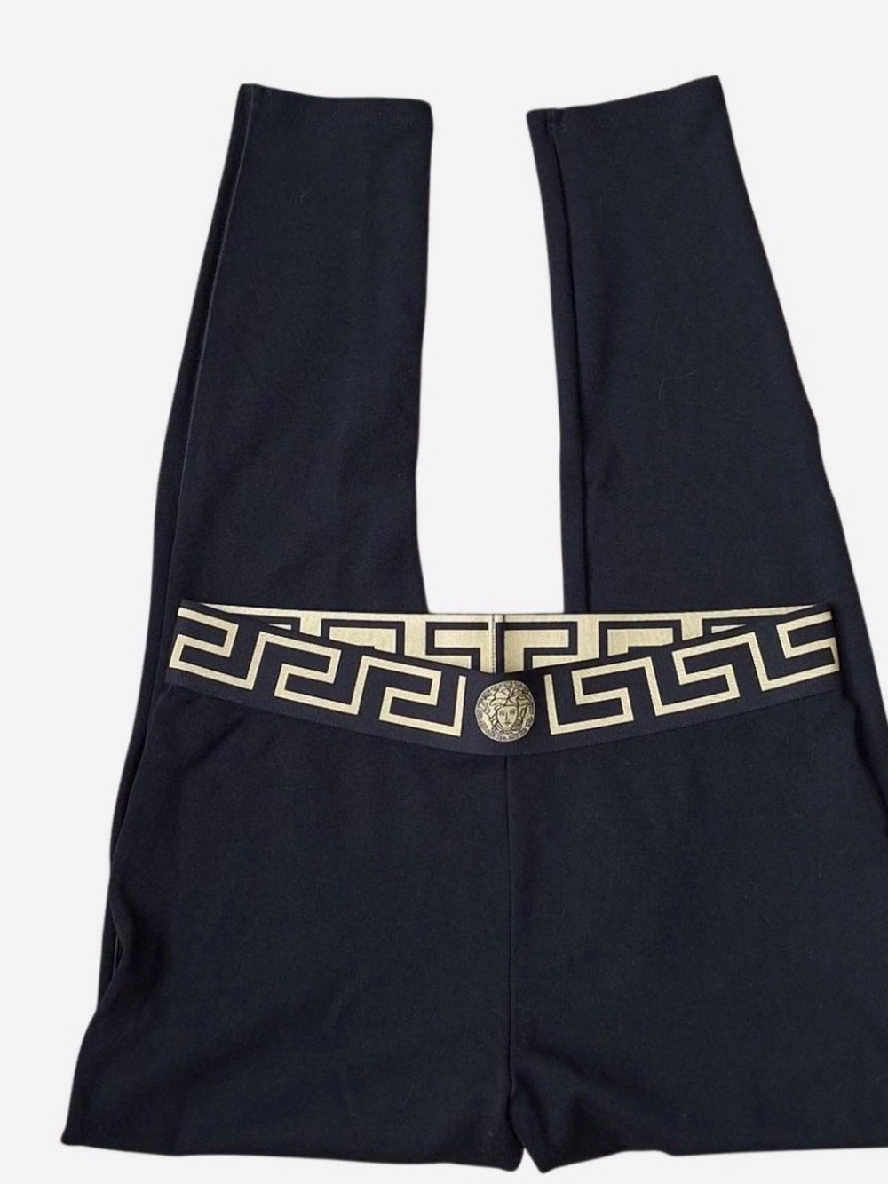 ‼️WOW‼️🖤🤎Versace Black Medusa Logo Leggings! NWOT‼️🖤🤎 - Picture 11 of 15